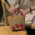 歌缇伦（GETILUN）可爱斜挎草莓草编包新款小众设计小清新手提草包编织包上班小拎包 黄草草莓