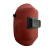 润宏工品 电焊面罩头戴款 红钢纸面罩 焊接脸部防护专用 红钢纸头戴面罩 一个价 