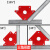 强劲磁力电焊直角多角度固定器焊接辅助工具焊磁铁 三角大号75LBS吸附力33kg