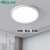 雷士照明（NVC） LED吸顶灯 简约超薄纯色三防灯玄关卧室阳台灯走廊过道厨房浴室防蚊虫灯具 36W-三色光-哑白