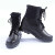 谋福（CNMF）  MF616 新式男冬季轻黑色跑步鞋 保安胶鞋 （皮面二层皮38码）