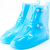 雨易思 雨鞋套防雨防水鞋套男女户外防滑耐磨中低帮学生一体成型雨鞋套 蓝色 32/33儿童
