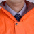 WH环卫雨衣套装带帽环卫分体反光雨衣工作雨衣消防环卫工装户外促销定制 桔色 XL