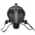 海固 自吸过滤式全面罩防毒面罩大视野TPE注塑面罩 黑色 不含过滤罐 HG-700 1件装