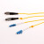 利合光电（LHG）光纤跳线LC-FC单模万兆双芯光纤线缆两端双头跳纤2.0尾纤LSZH外披 2米