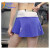 COZOK网球裙女子内衬假两件羽毛球运动短裙速干跑步健身防走光女短裤 彩蓝 S