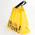 赫思迪格 外卖打包袋 快餐食用品束口袋 塑料袋13丝(50个) 小号30*20*10底 HGJ-1162