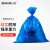 比克曼生物（BKMAM）危险品处理袋医疗垃圾袋耐高温高压灭菌废弃物垃圾袋 25个/袋 蓝色PE复合材质80*100cm