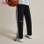 李宁CBA专业篮球系列卫裤男子2024春季LOGO加绒直筒运 黑色075 M170