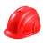 LISM国标内置风扇带工地头盔太阳能双充电空调制冷降温神器 红色双风扇7000灯+5档调节