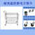 物料车镀铬手推车车间周转车线网架碳钢三层二层手推车 1060*533*1040mm二层