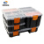 乐高收纳盒分格零件盒分类螺丝盒配件工具盒透明塑料大众小号的 1件装组合式收纳盒大号