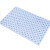 七彩阁 方形防滑垫 吸盘地垫 浴室垫 单位：件 淡蓝【大孔排水】 40*80cm