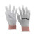 尼龙针织PU工作手套,掌浸，尺寸S，10副/包  货期3-5天