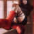阿童木时尚创意大头红靴女2023平底防水外穿中筒橡胶雨靴 红色 41 小码
