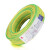 金龙羽 国标铜芯电线电缆单芯多股软线BVR 1.5平方电线100米/卷 黄绿双色