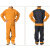 牛皮电焊工作服焊工焊接防烫保护衣工作服电焊工皮衣 棕色皮裤子 XL
