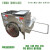 手推垃圾环卫车户外保洁小区物业400L塑料拉式不锈钢清洁回收铁桶 升级款+实心轮