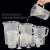疆迎 刻度杯塑料量杯 带把塑料烧杯 实验室容量杯 测量计量杯 1000ml(1个装）