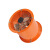 柒亦辰 QYC-3491 工业管道换气扇排气扇强力排风扇 高速8寸（橙色） 台