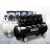 奥突斯空压机工业级无油打气泵220v大型高压泵压缩机 黑色升级款3X980W-65L 加购送四