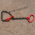 卸钢筋专用吊具捆绑自锁吊链吊钢筋链条钢管圆钢捆绑吊车装卸吊链 5吨5米(锰钢链条)