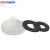 佰瑞特   尼龙垫片塑料绝缘平垫圆形塑胶垫圈橡胶螺丝平垫圈 M10*16*2.0【20个】黑色 