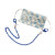 麦可辰口罩防勒耳朵神器口罩链克莱因蓝色集合串珠口罩挂绳无线蓝牙耳机 1.蓝色绳款