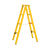 绝缘梯人字梯子玻璃钢电工梯专用伸缩梯折叠梯防滑绝缘凳厂家直销 关节梯展开4米