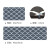 北欧简约长条厨房PVC皮革地垫 可擦洗防水防油防滑垫耐磨地毯 水中影DZ(拍前咨询数量，否则) 45*75cm