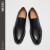 威可多（VICUTU）皮鞋XL联名牛皮革尖头皮鞋VRW88191103 黑色 41 