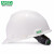 梅思安（MSA）安全帽V-Gard标准型 建筑施工 电力工程  新国标可印字 白色ABS一指键帽衬 无透气孔