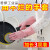 防水加绒洗碗手套女厨房加厚橡胶清洁家务洗衣服做菜神器冬季 束口--单层--加长款*/ 1双装用不烂颜色随机