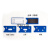 强磁性标签货位仓位卡仓库仓储标示牌磁性材料卡货架库位卡美酷 2x10双磁(蓝/白/红)颜色留言