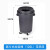 圆形垃圾桶大号80L带轮商用塑料带盖物业120升户外垃圾箱定制 80L漏斗式垃圾桶(不带底座)