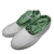 定制防护静电高筒鞋软底加厚透气防尘工作鞋 白色蓝色洁净室长筒 草绿色 高筒靴 35