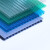 阳光板透明瓦雨棚车棚户外隔热遮雨板采光板温室中空大棚PC耐力板 湖蓝/4.0mm厚(2.1米宽6米长 3张起发货