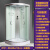 定制整体淋浴房一体式弧扇形玻璃门浴室家用洗澡沐浴房卫生间简易 白后背0x0x10 不含蒸汽