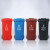 优易固（YOUYIGU）户外大号垃圾桶上海分类干湿分离环卫垃圾桶塑料带盖酒店商用垃圾桶120升可回收物