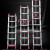 伸缩梯子直梯加厚铝合金升降梯子梯阁楼梯4-12米单面工程梯子 款4米使用高度3.5米5mm 伸缩直梯