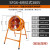 轴流风机工业排风扇大功率换气扇强力抽风机高速岗位排气扇可调速 6-4岗位式380V