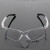 电焊眼镜护目镜平光镜焊工专用劳保防尘防风平光打磨玻璃氩弧焊激 罗卡防风眼镜