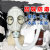 一护 防毒全面具面罩 E40接口 化工喷漆防毒全面具 面具 3天