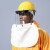 透明防护面罩安全帽面屏电焊打磨防冲击耐高温防飞溅安全防尘面具 灰色PC面屏2mm加厚(电焊)