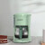 HOMEZEST（汉姆斯特）咖啡机家用全自动小型美式煮咖啡壶办公室现磨套装 浅衫绿色