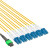 海乐(HAILE)单模万兆MPO-LC 12芯 OS2 40G转10G模块用跳纤 20米 MPO-S12-LC-20M