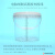 透明带刻度桶带盖医院幼儿园水桶配比84消毒液浸泡毛巾抹布塑料桶 3升白色消毒桶-带盖有刻度