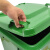 益美得 YY100A 户外环卫分类垃圾桶物业大号垃圾箱果皮桶 带轮100L绿色（厨余垃圾）