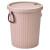 萨弗狄 加厚塑料过滤圆形垃圾桶 棕色小号8升 SLCS223-01 1个价格3个起订