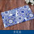 胖进（COZYGO）2023中国风棉麻蓝色印花布料青花瓷白底仿蜡染桌布服装装饰布料 水墨藏 50厘米长*1.48米宽